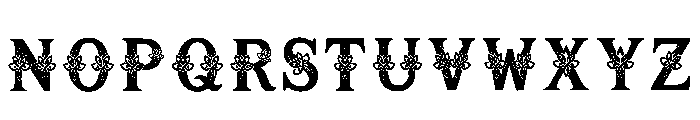 Alcmene Regular Font UPPERCASE