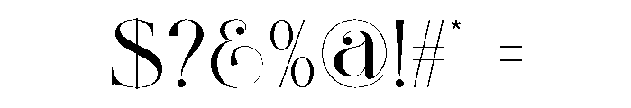 Aldiner Font OTHER CHARS