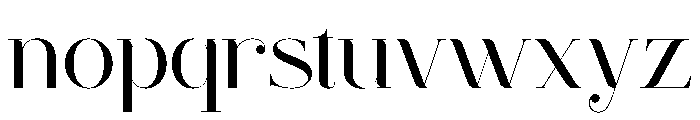Aldiner Font LOWERCASE
