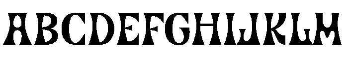 Aldo Regular Font UPPERCASE