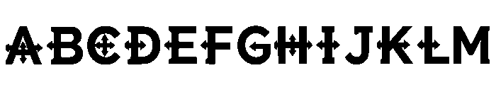 Aldra Regular Font UPPERCASE