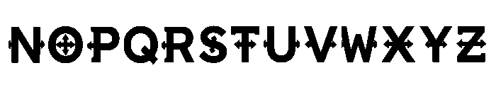 Aldra Regular Font UPPERCASE