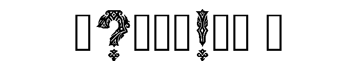 Aldric Regular Font OTHER CHARS