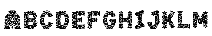 Aldric Regular Font UPPERCASE