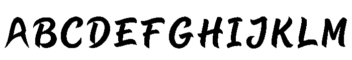 Alea Regular Font UPPERCASE