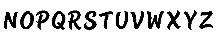 Alea Regular Font LOWERCASE