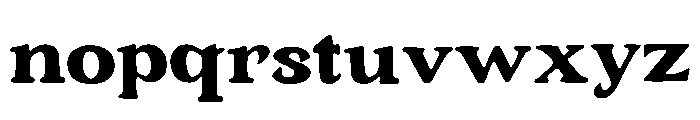 Aleah Font LOWERCASE