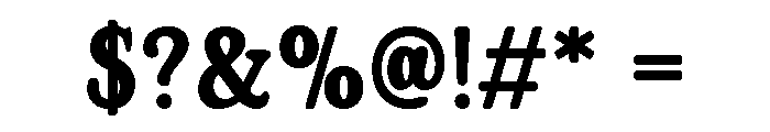 Alena Toldeon Regular Font OTHER CHARS