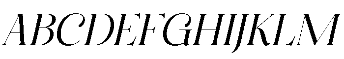 Alerigue Italic Font UPPERCASE