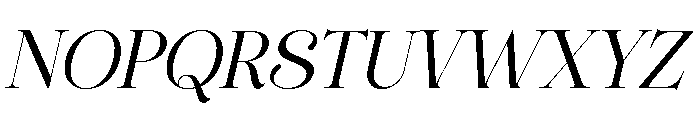Alerigue Italic Font UPPERCASE