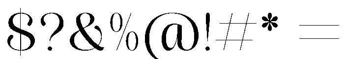 Alerigue Regular Font OTHER CHARS