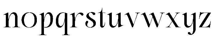 Alerigue Regular Font LOWERCASE