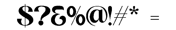 Alerino Font OTHER CHARS