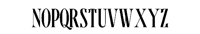 Alesandro-Regular Font UPPERCASE