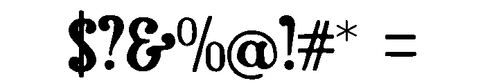 Aletta Font OTHER CHARS