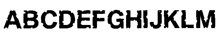 Alexa Regular Font UPPERCASE
