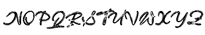 Alexander Fertho Regular Font UPPERCASE
