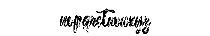 Alexander Fertho Regular Font LOWERCASE