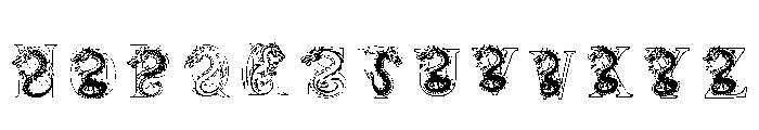 Alexis Regular Font LOWERCASE