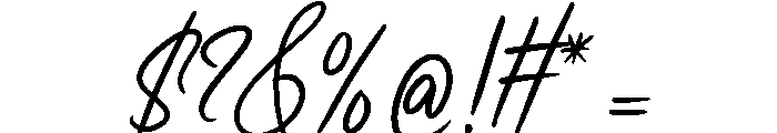 Alfia Grande Font OTHER CHARS