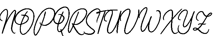 Alfia Grande Font UPPERCASE