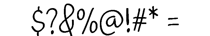 Alfia Handwritten Font OTHER CHARS