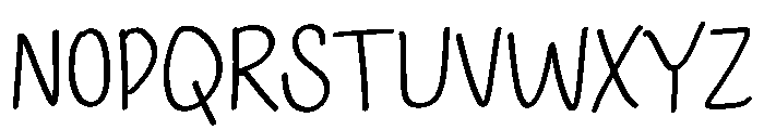 Alfia Handwritten Font UPPERCASE