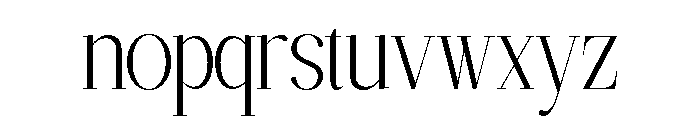 Alforine-Regular Font LOWERCASE