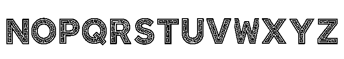 Alfred Regular Font UPPERCASE