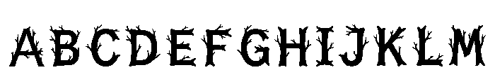 Alga Regular Font UPPERCASE