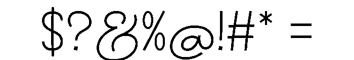 Algatha Font OTHER CHARS