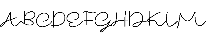 Algatha Font UPPERCASE