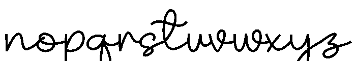 Algatha Font LOWERCASE