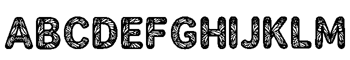 Alger Regular Font UPPERCASE