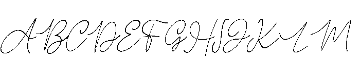 Alicia Lorelei Regular Font UPPERCASE