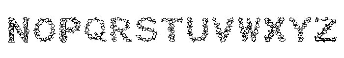 Alicia Regular Font UPPERCASE