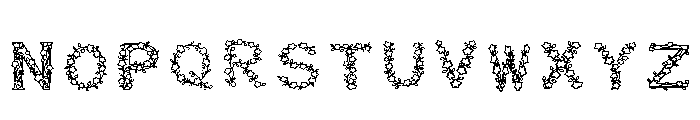 Alicia Regular Font LOWERCASE