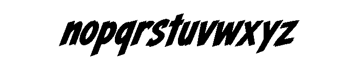 Aliciya Font LOWERCASE