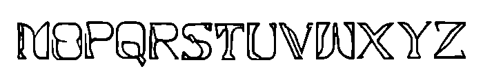 Alien_Glyph Font LOWERCASE