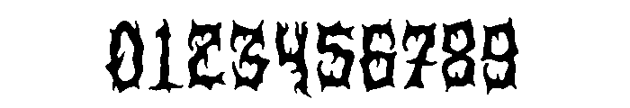 Alien Worms Font OTHER CHARS