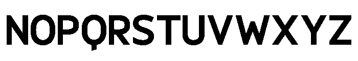 Aliferous Bold Font LOWERCASE