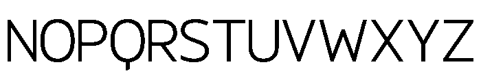 Aliferous Light Font UPPERCASE