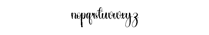 Aligment Font LOWERCASE