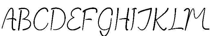 Alisar Font UPPERCASE