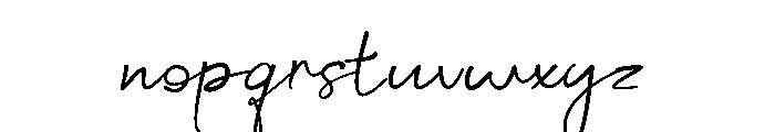 Alisar Font LOWERCASE