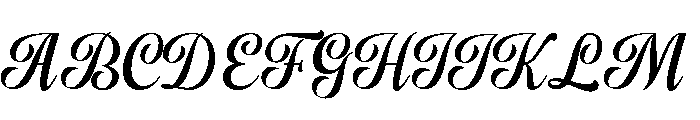 Aliskan Script Regular Font UPPERCASE