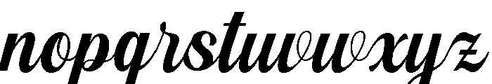 Aliskan Script Regular Font LOWERCASE