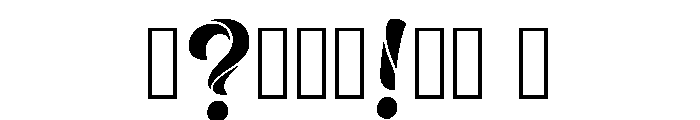 Alix Regular Font OTHER CHARS