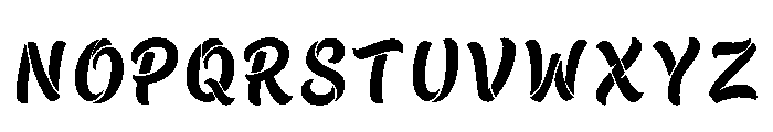 Alix Regular Font UPPERCASE