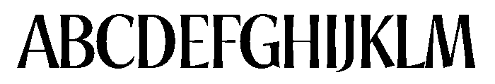 Alizah Regular Font UPPERCASE
